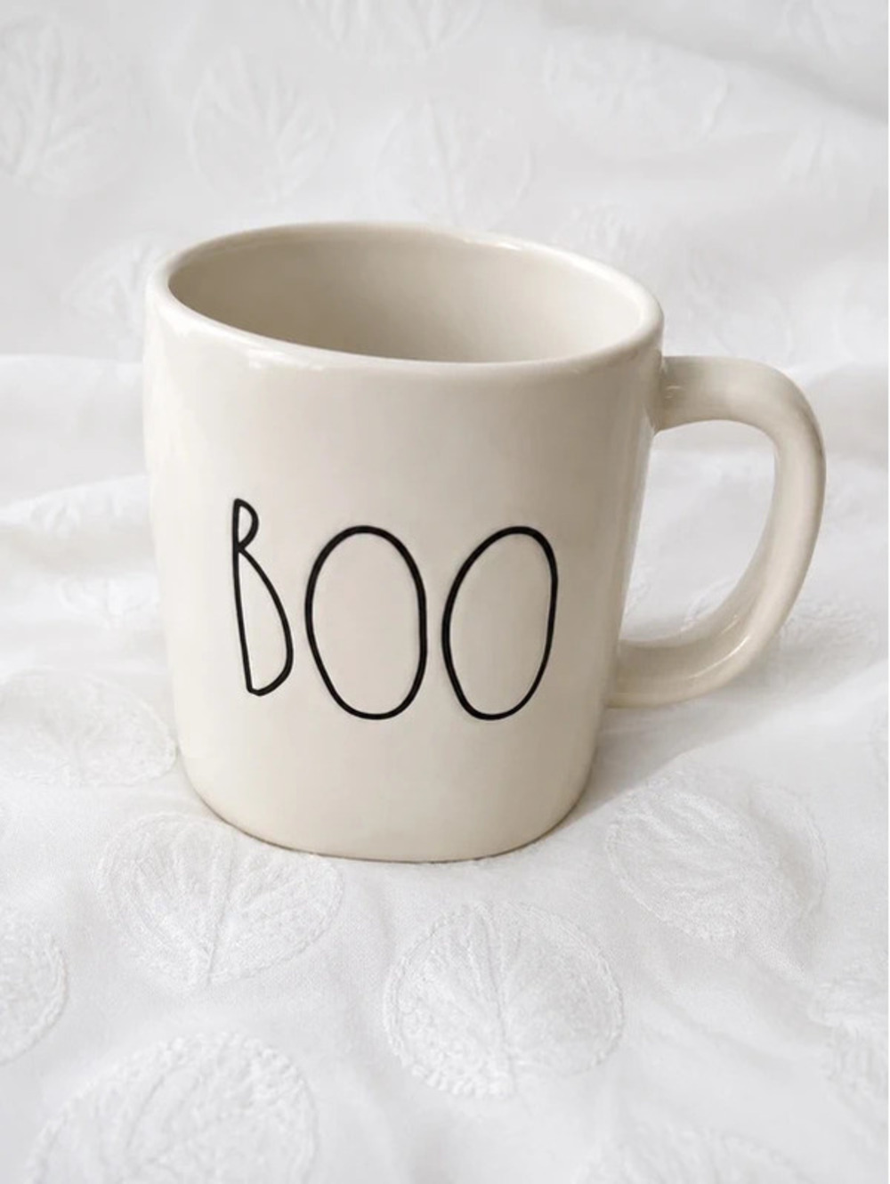 Rae Dunn BOO Mug Artisan Collection Halloween Magenta